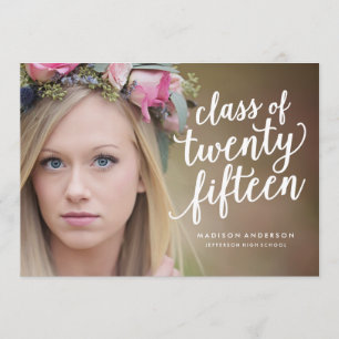 Pretty Boho in Sea Foam   Graduation Invitation