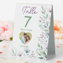 Pretty Botanical Personalized Wedding