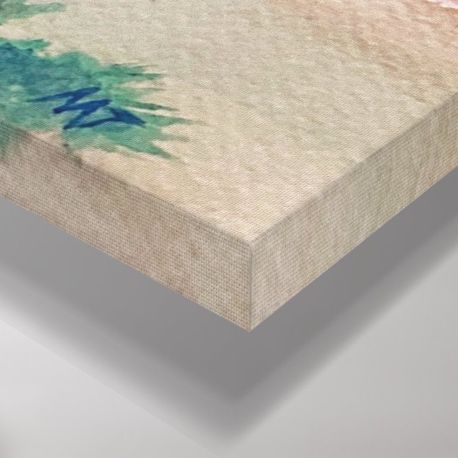 Pretty bouquet canvas print (Corner(Bottom))