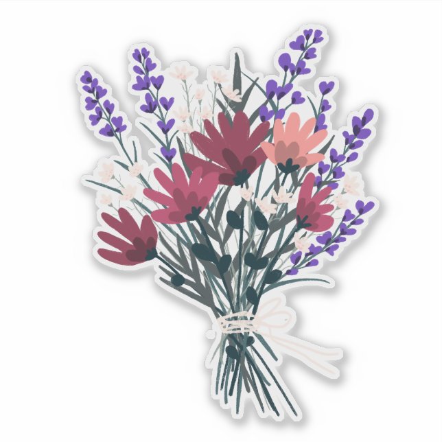 Pretty Bouquet Floral Wildflower  (Front)