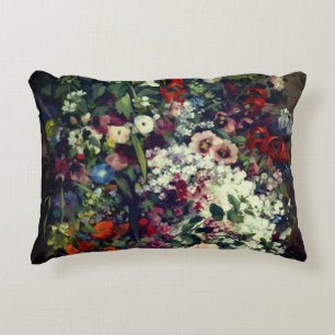 Pretty Bouquet of Flowers in a Vase Accent Pillow