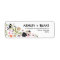 Pretty Bouquet Wedding Return Address Label
