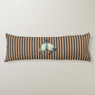 Pretty Bow Sheep™ (Blue) - Body Pillow