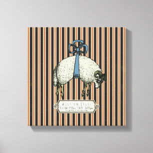 Pretty Bow Sheep™ Collection - Wrapped Canvas
