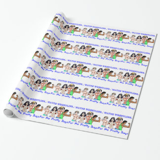 Pretty Boy Wrestling Wrapping Paper