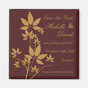 Pretty Branch -Save the date magnets-4 Magnet