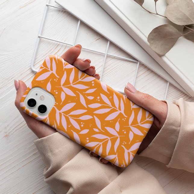 Pretty branches - orange and pink Case-Mate iPhone Case-Mate iPhone Case (Creator Uploaded)