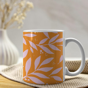 Pretty branches - orange and pink Mug