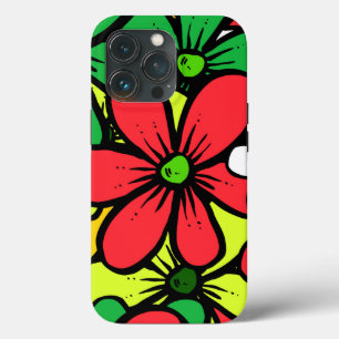 Pretty Bright Grouping of Summer Flowers iPhone 13 Pro Case