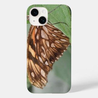 Pretty Brown Butterfly Case-Mate iPhone 14 Case