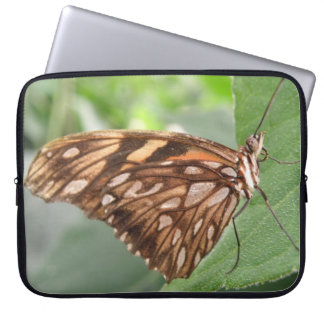 Pretty Brown Butterfly Laptop Sleeve