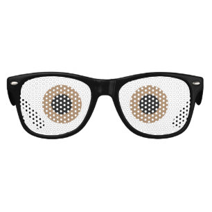 Pretty brown eyes party shades funny kid's glasses
