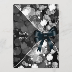 Pretty Bubble Party Invitation Template