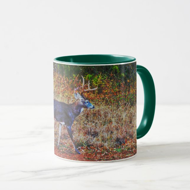 Pretty Buck Walking Deer Art Mug (Front Right)