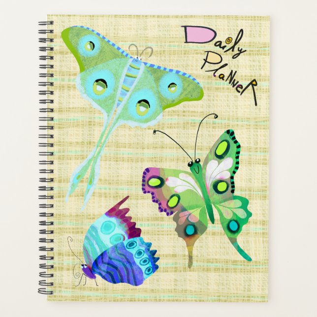 Pretty Butterflies Daily Planner (Devant)