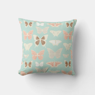 Pretty Butterflies Pattern Throw Pillow