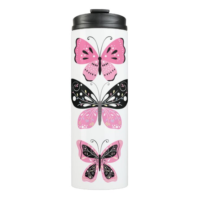 Pretty Butterflies  Thermal Tumbler (Front)