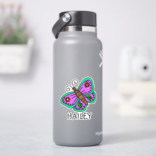 Pretty Butterfly and Name Personalized  