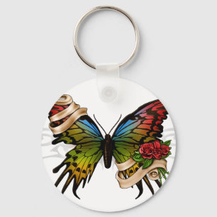 Pretty Butterfly Keychain