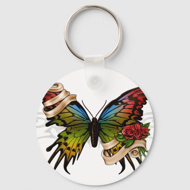 Pretty Butterfly Keychain (Front)