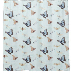 Pretty Butterfly n Dragonfly Swirl Scroll Painting