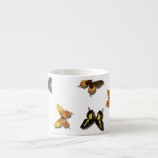 Pretty Butterfly Pattern Espresso Cup