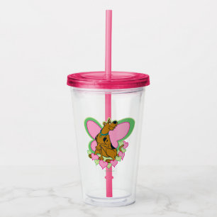 Pretty Butterfly Scooby-Doo Acrylic Tumbler
