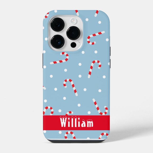 Pretty Candy pattern Christmas  iPhone Case (Back)