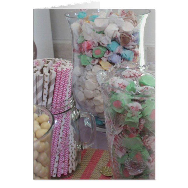 Pretty Candy Themed Card (Front)