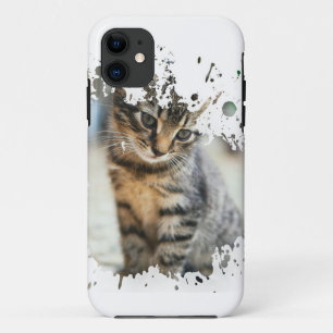 Pretty Cat Artwork   Best gift for cat lovers iPhone 11 Case