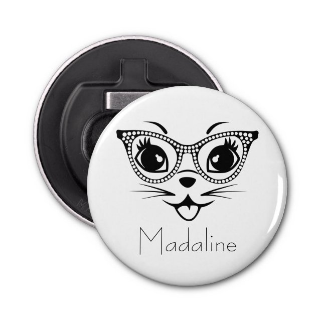 Pretty Cat Bottle Opener (Front)