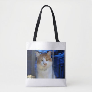 pretty cat tote bag