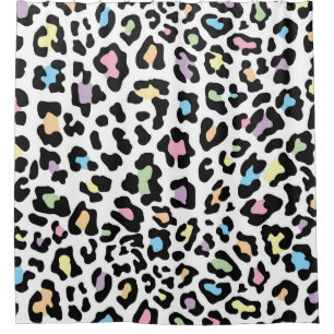 Pretty Cheetah Print Shower Curtain