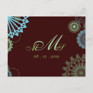 Pretty Circles Chocolate RSVP Card