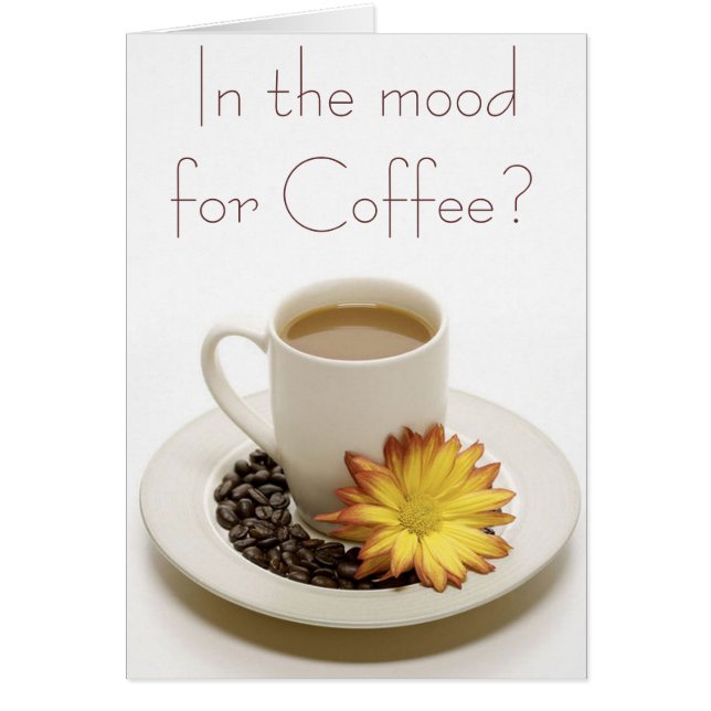 Pretty Coffee Cup with Flower (Front)