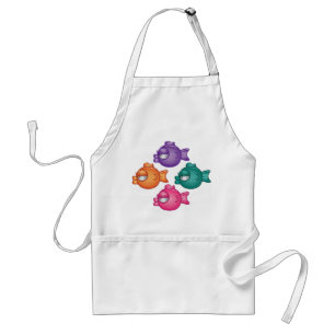 Pretty Colourful Fish Apron