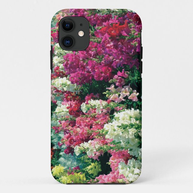 pretty colourful garden flowers Case-Mate iPhone case (Back)