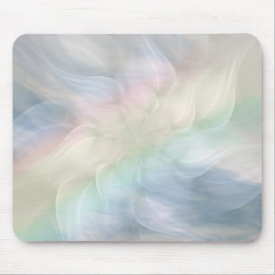 Pretty Cool Pastel Rainbow Mandala design Mouse Pad