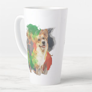 Pretty Corgi.  Latte Mug