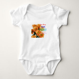 Pretty Cosmic Flower - Enchanting Galaxy Botanical Baby Bodysuit