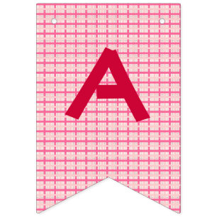 Pretty Cowgirl and horse Birthday Party Bunting Flags