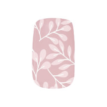 Pretty Cream-Coloured Leaf Pattern