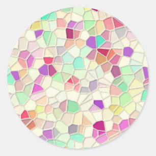 Pretty Cut Glass 2 Classic Round Sticker