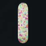 Pretty Cut Glass 2 Skateboard<br><div class="desc">Delicate pastel colours mixed in a mosaic.</div>