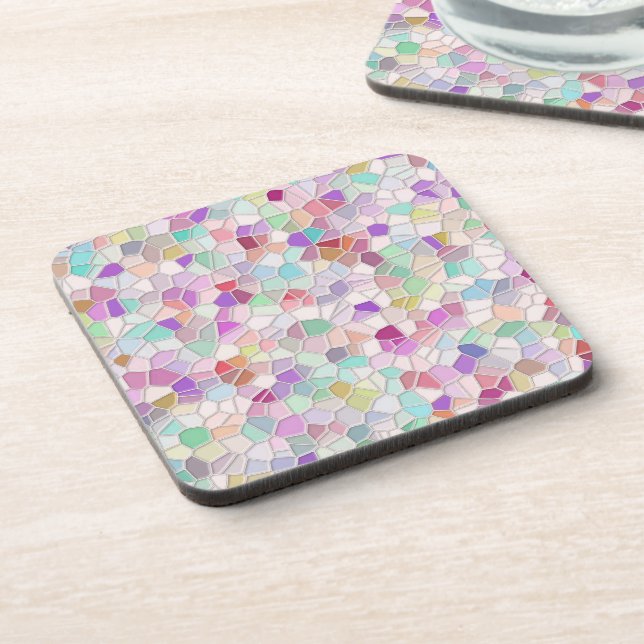 Pretty Cut Glass  Coaster (Left Side)