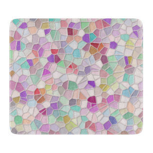 Pretty Cut Glass Cutting Board