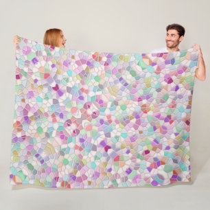 Pretty Cut Glass  Fleece Blanket