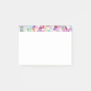 Pretty Cut Glass  Notepad White