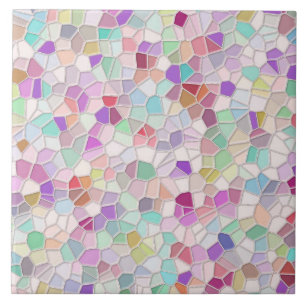 Pretty Cut Glass Tile