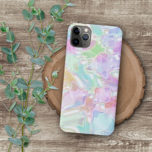 Pretty Cute Colorful Funky Swirls Art Pattern Case-Mate iPhone Case (Creator Uploaded)